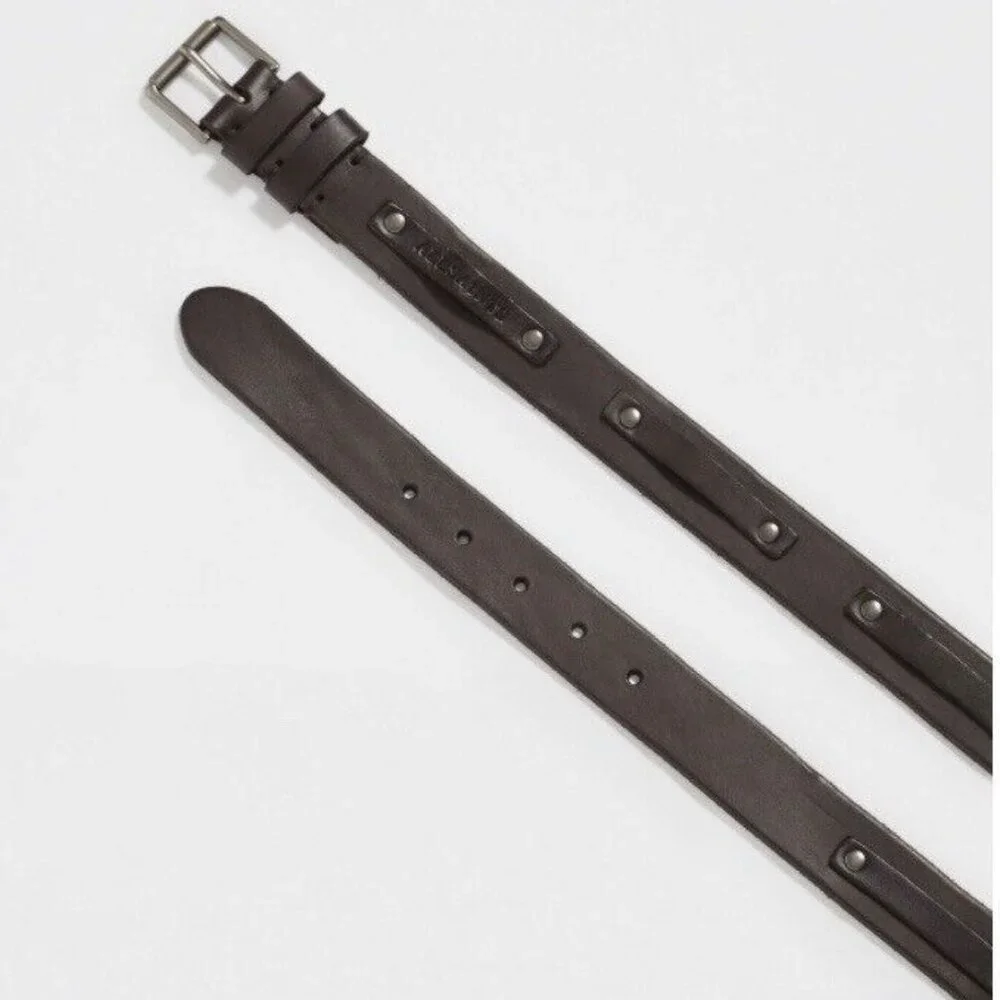 AllSaints Varick Leather Belt